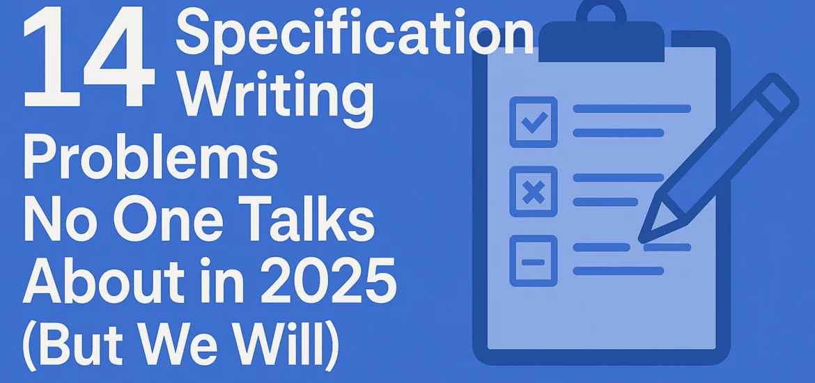 14 Spec Writing Problems