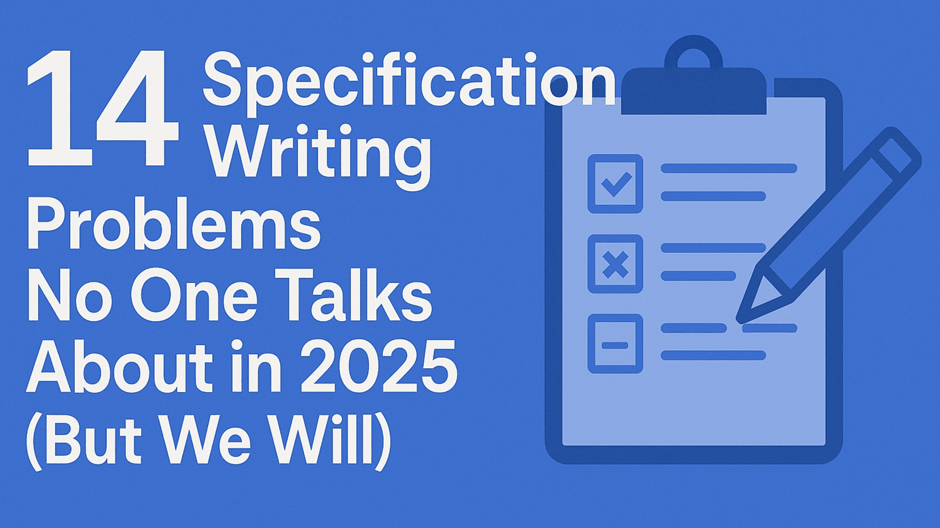 14 Spec Writing Problems