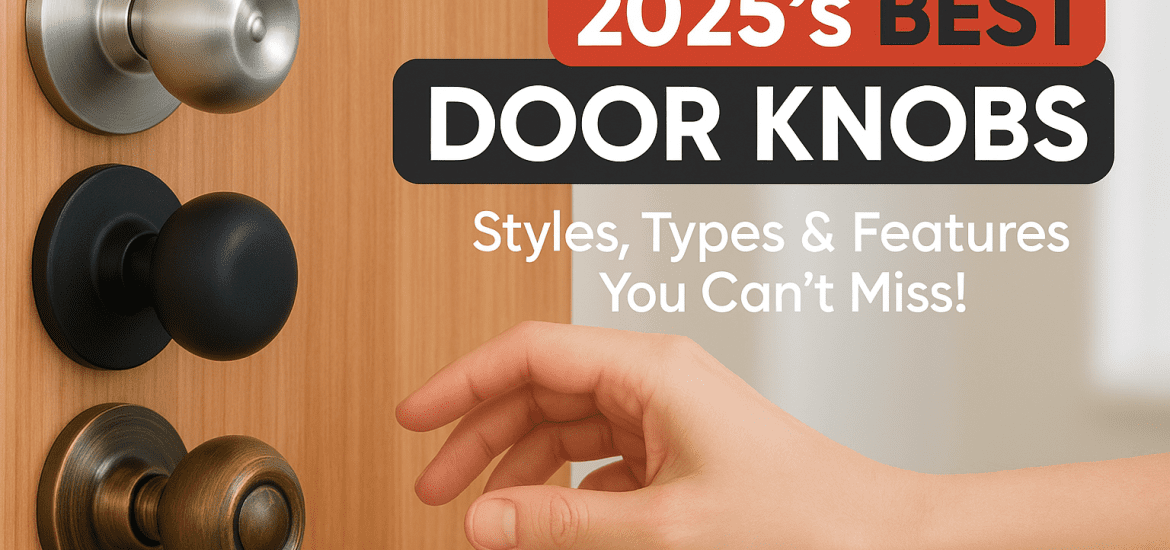 2025's Best Door Knobs: Styles, Types, and Features You Can't Miss