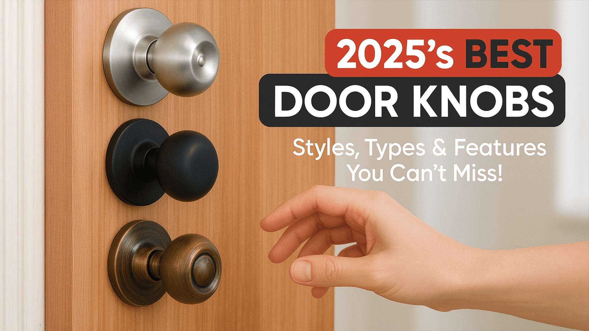 2025’s Best Door Knobs: Styles, Types, and Features You Can’t Miss