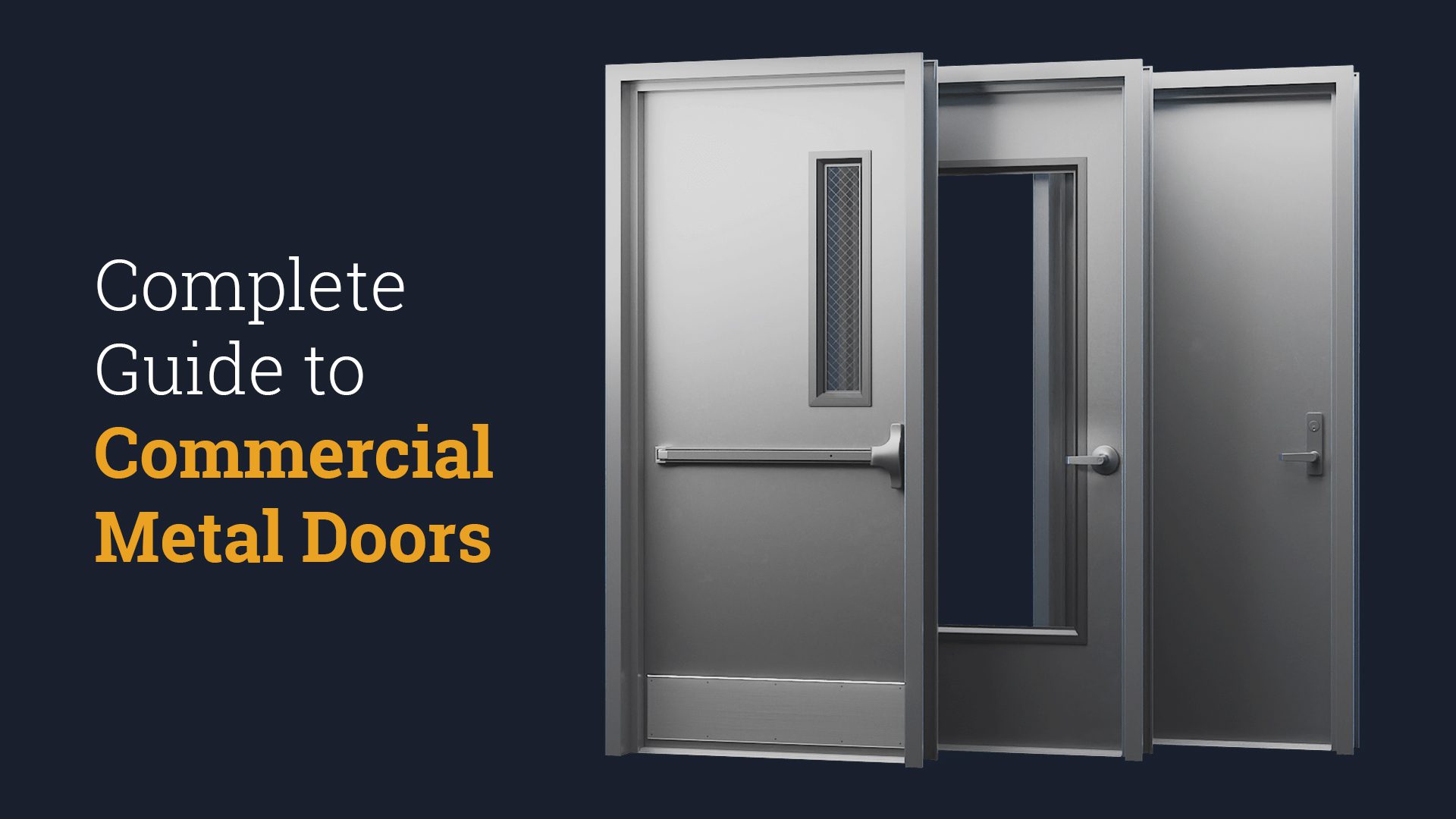 commercial metal door