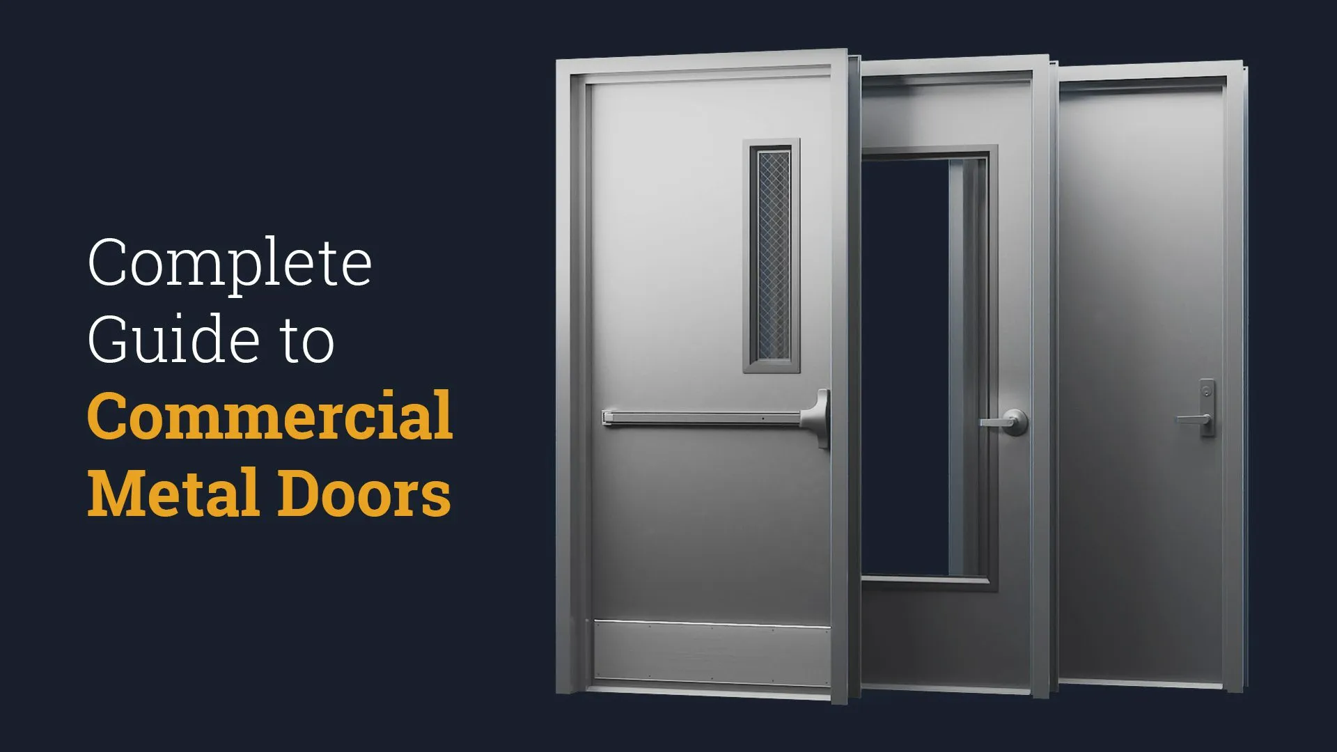 Commercial Metal Door Types