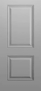 Panelled Metal Door